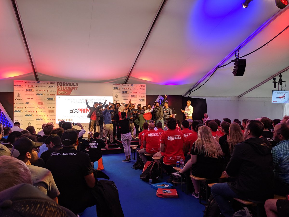 Bangladesh Team Primus win Spirit of Formula Student Award | Race Tech ...